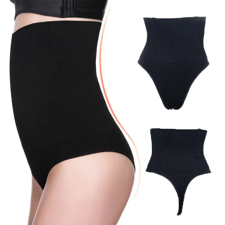 High-Waisted Seamless Body Shaping Thong Pants