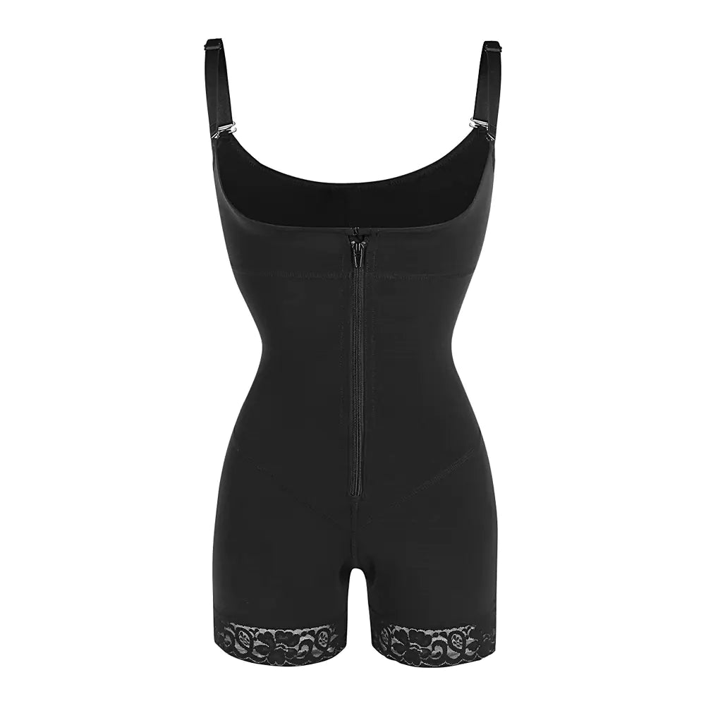 Open-Crotch Shaping Bodysuit for Body Contouring
