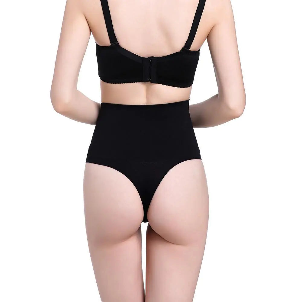 High-Waisted Seamless Body Shaping Thong Pants